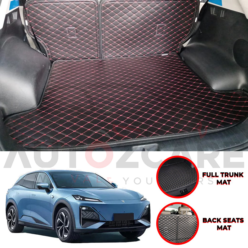 Changan Deepal S07 Custom Car Complete 7D Cabine Mat | Complete 7d Trunk Room Mat- Model 2024-2025