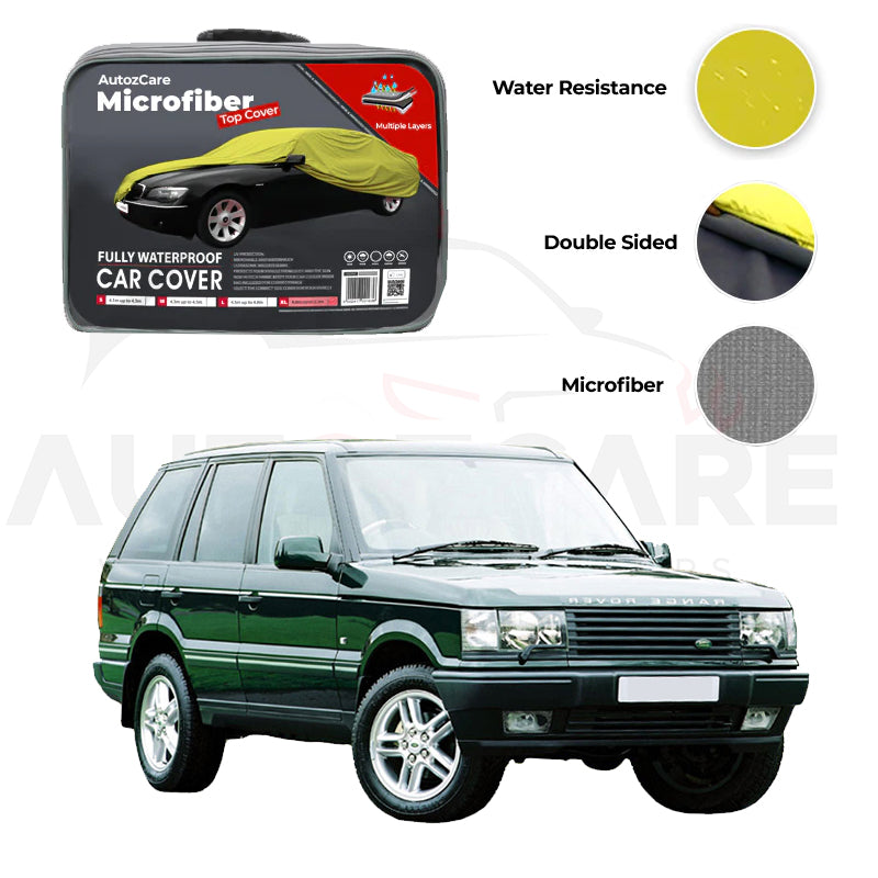 Range Rover Vogue Microfiber Car Top Cover - Model 2000-2002 - AutozCare Pakistan