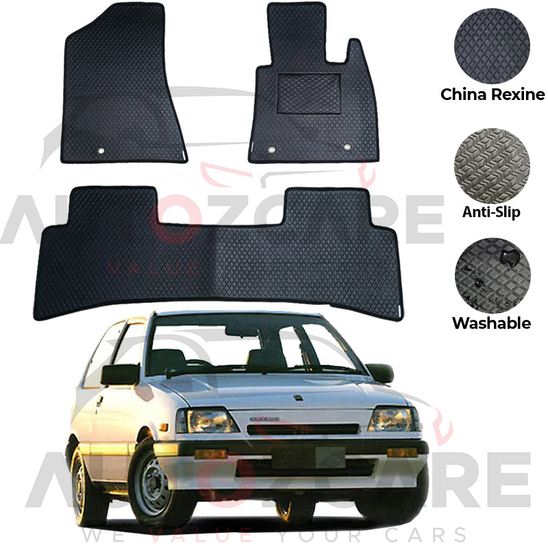 Suzuki Khyber China Rexine Floor Mat 3PCS - Model 1990-1999