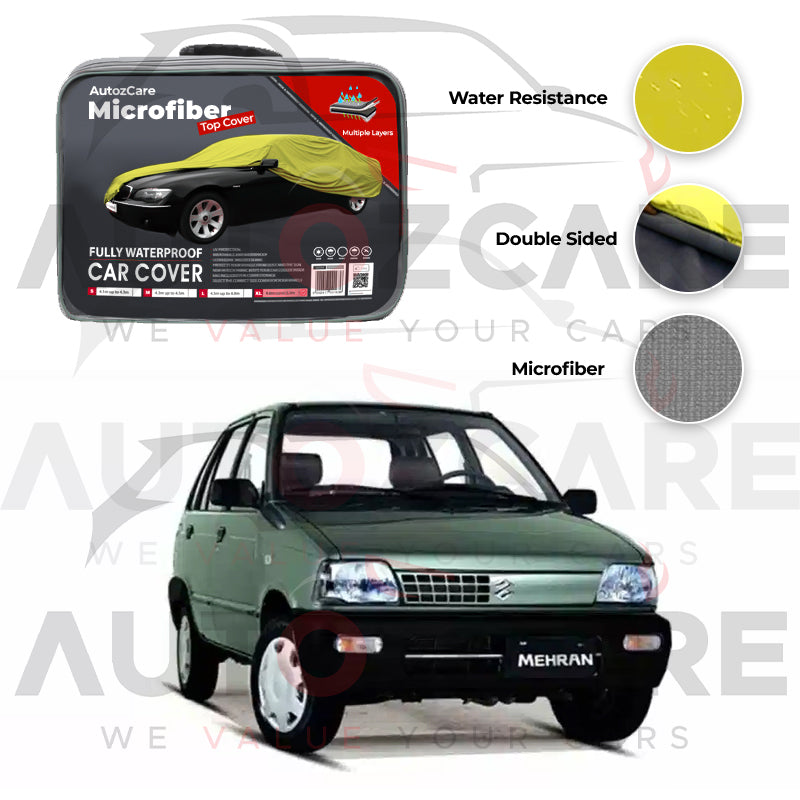 Suzuki Mehran Microfiber Car Top Cover - Model 1988-2019