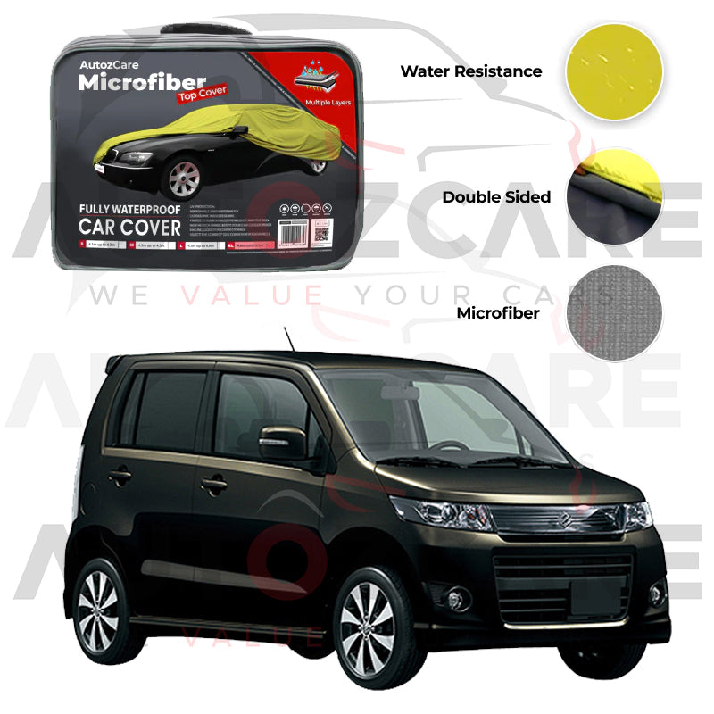 Suzuki Wagon R Stingray Microfiber Car Top Cover - Model 2012-2018