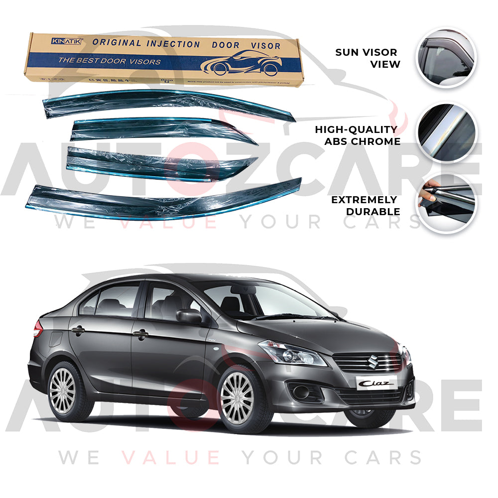 Suzuki Ciaz Air press sun visor with chrome - Model 2017-2020