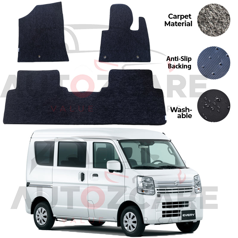 Suzuki Every Genuine Fitting Carpet Floor Mat - Model 2016-2025