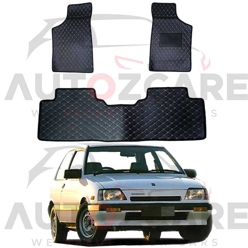 Suzuki Khyber 7D Floor Mat ( Flat Style ) - Model 1990-1999