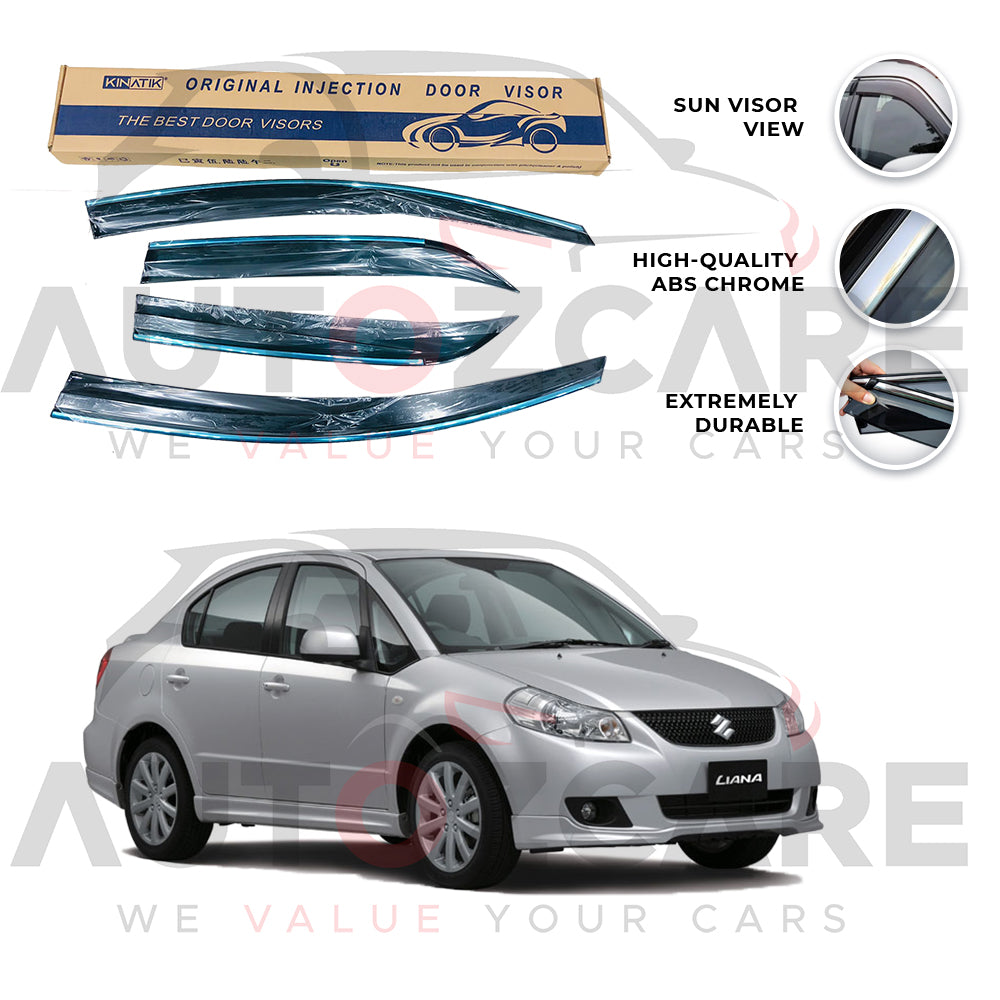 Suzuki Liana Air press sun visor with chrome - Model 2006-2014