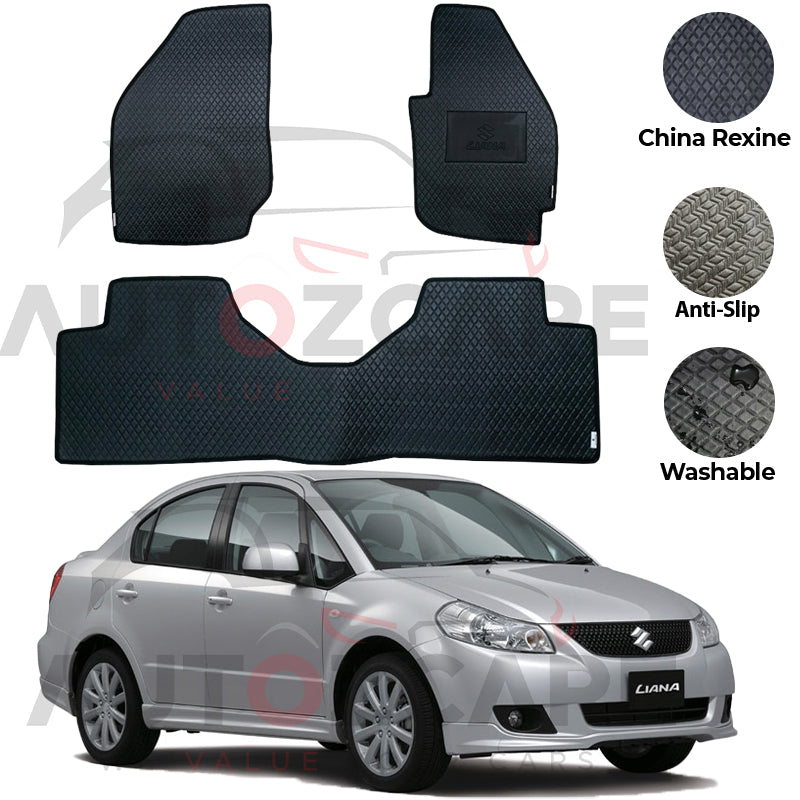 Suzuki Liana China Rexine Floor Mat 3PCS - Model 2006-2014