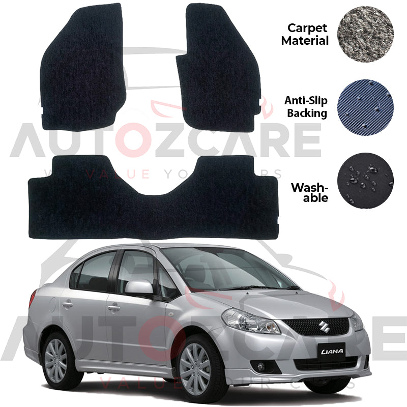 Suzuki Liana Genuine Fitting Carpet Floor Mat 3PCS - Model 2006-2014