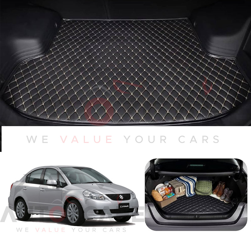 Suzuki Liana 7D Custom Car Trunk mat - Model 2006-2014