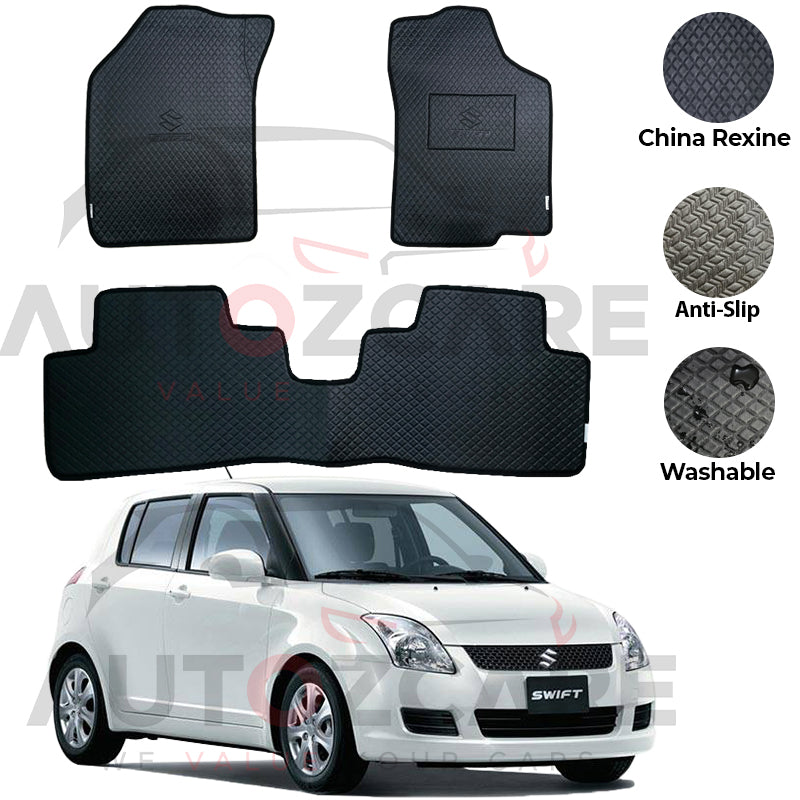Suzuki Swift China Rexine Floor Mat 3PCS - Model 2010-2021