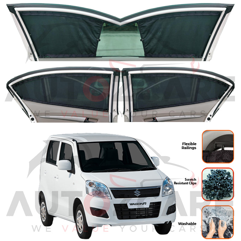 Suzuki Wagon R Custom Car Sliding Curtains - Model 2014-2025
