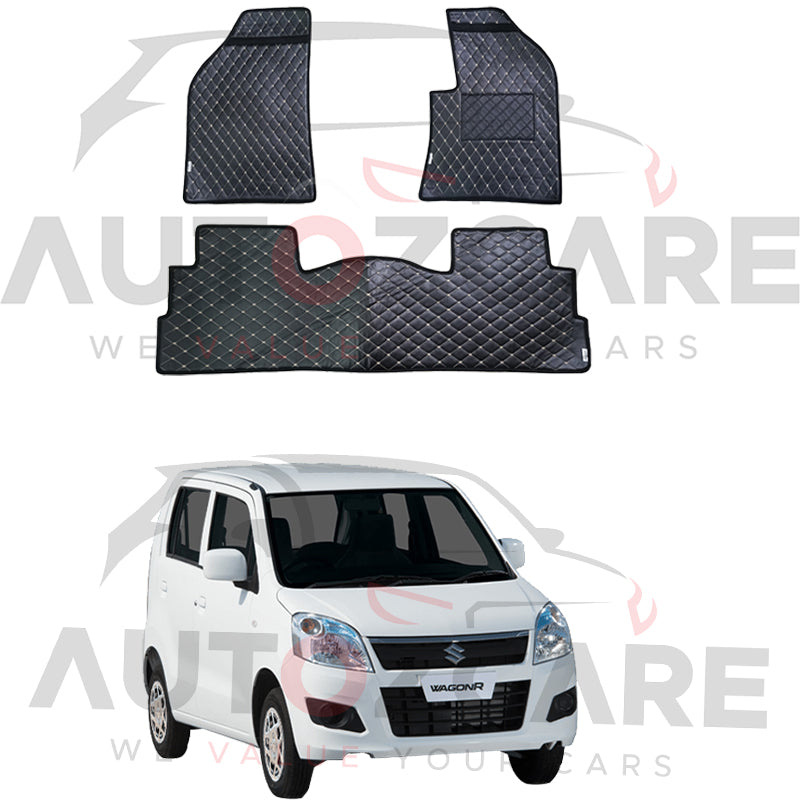 Suzuki Wagon R 7D Floor Mat ( Flat Style ) - Model 2014- 2025