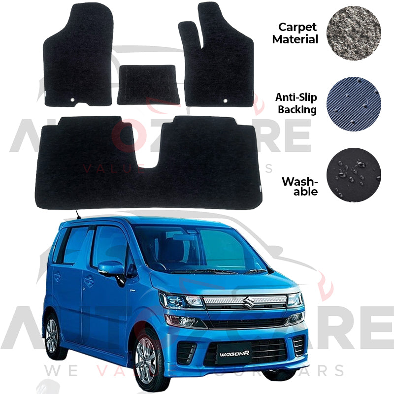 Suzuki Wagon R Japanese Genuine Fitting Carpet Floor Mat 4PCS - Model 2018-2025