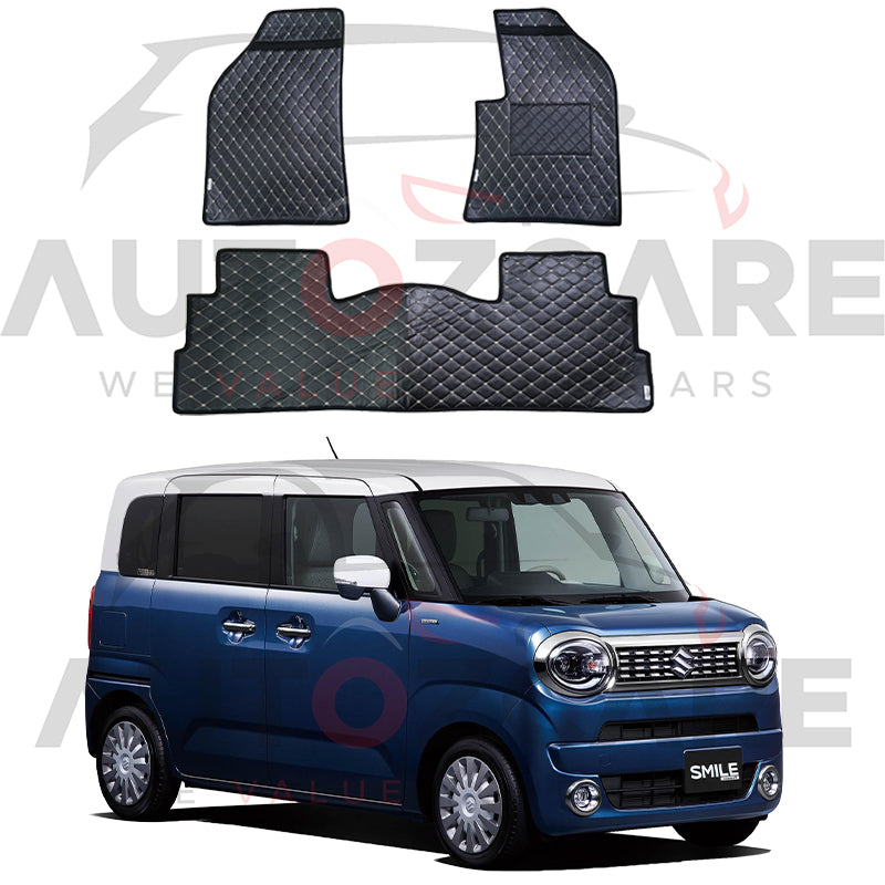 Suzuki Wagon R SMILE 7D Floor Mat ( Flat Style ) 2PCS - Model 2021-2025