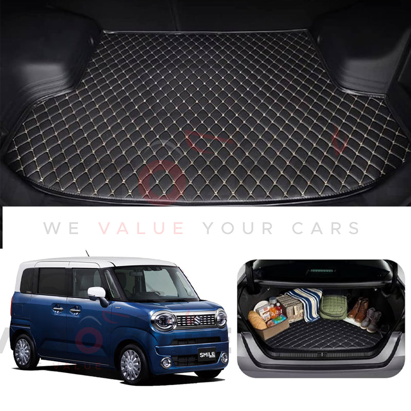 Suzuki Wagon R SMILE 7D Custom Car Trunk Mat - Model 2021-2025