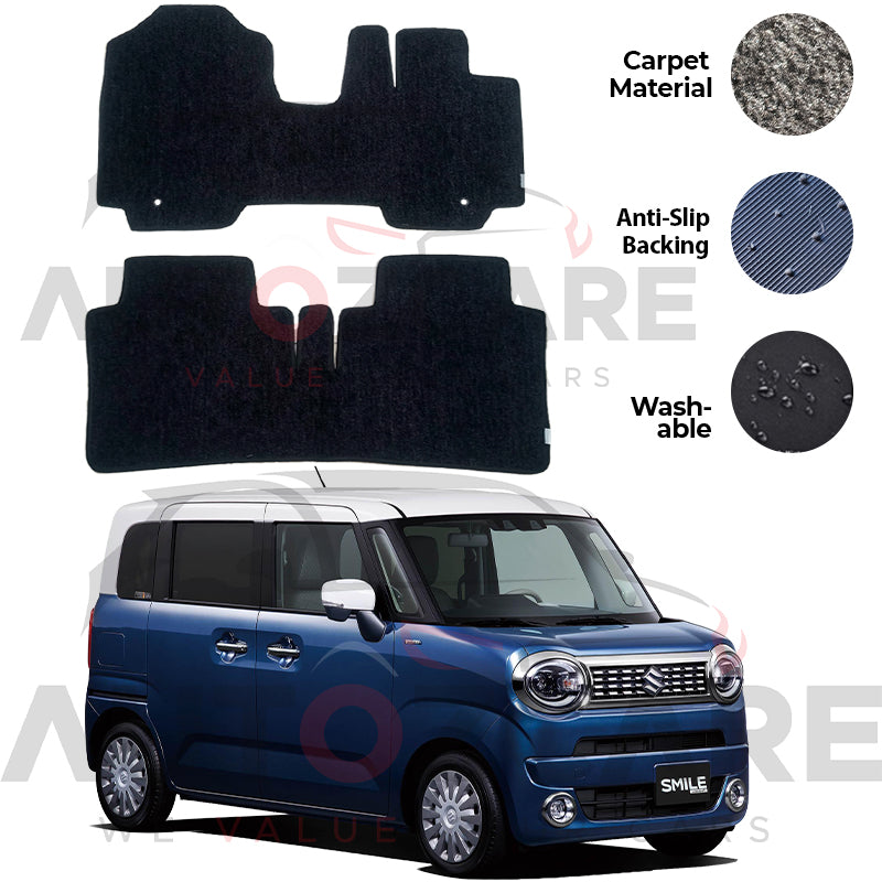 Suzuki Wagon R SMILE Genuine Fitting Carpet Floor Mat 2PCS - Model 2021-2025