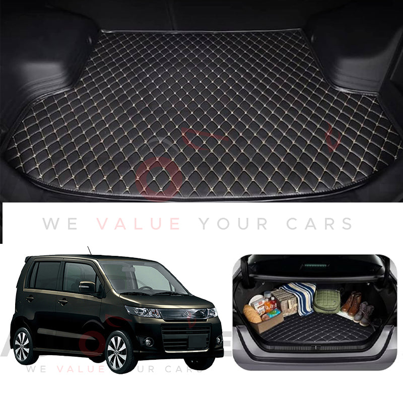 Suzuki Wagon R Stingray 7D Custom Car Trunk Mat - Model 2012-2018