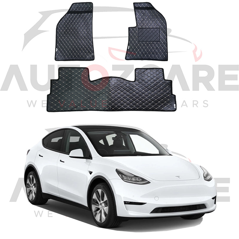 Tesla Model Y 7D Floor Mat ( Flat Style ) - Model 2020-2025