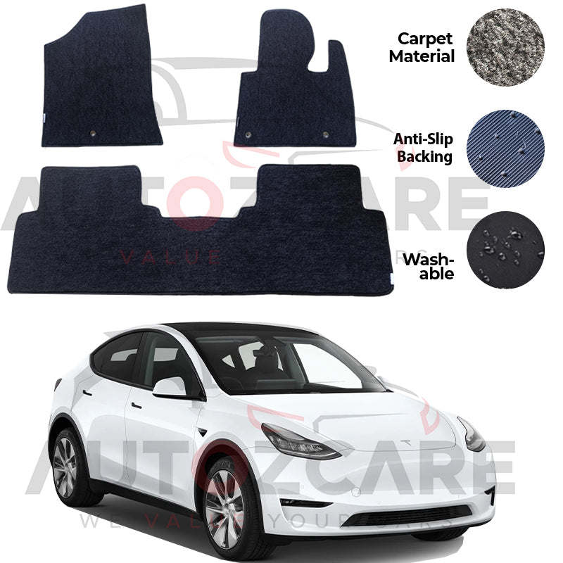 Tesla Model Y Genuine Fitting Carpet Floor Mat - Model 2020-2025