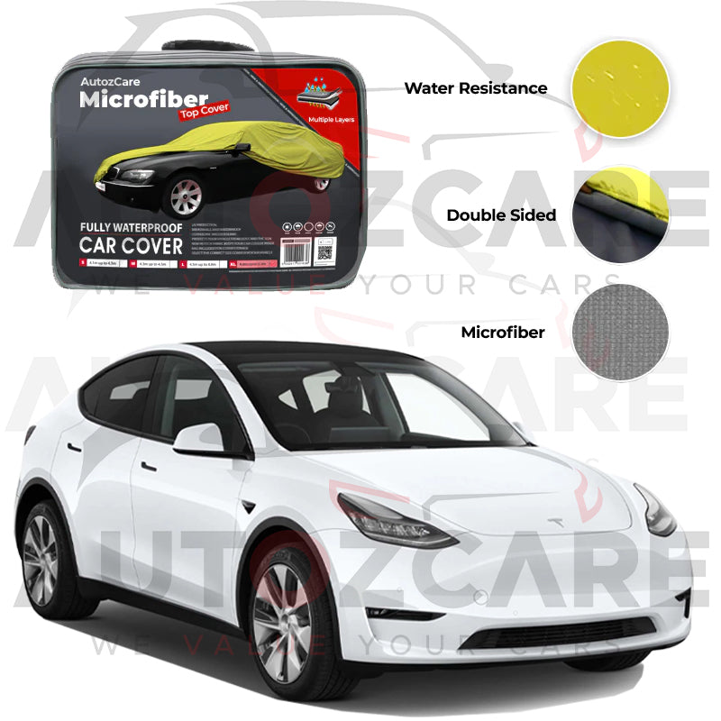 Tesla Model Y Microfiber Car Top Cover - Model 2020-2025