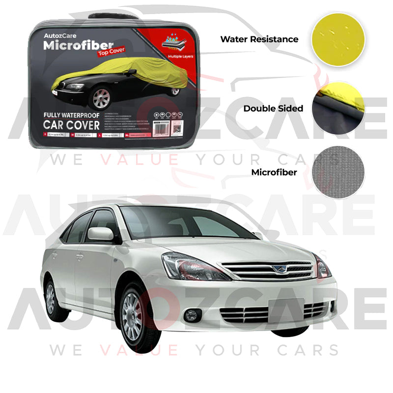 Toyota Allion Microfiber Car Top Cover Model - 2001-2006