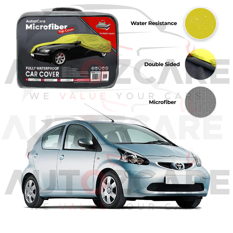 Toyota Aygo Microfiber Car Top Cover Model - 2005-2014