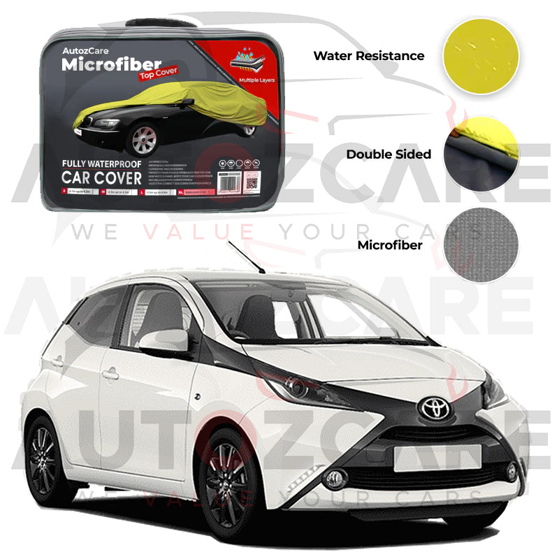 Toyota Aygo Microfiber Car Top Cover Model - 2014-2021