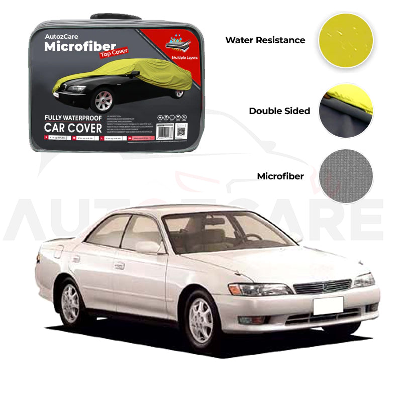 Toyota Mark11 Microfiber Car Top Cover - Model 1992-1995 - AutozCare Pakistan