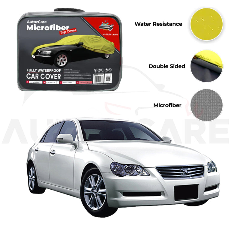 Toyota Mark X Microfiber Car Top Cover - Model 2004-2009 - AutozCare Pakistan