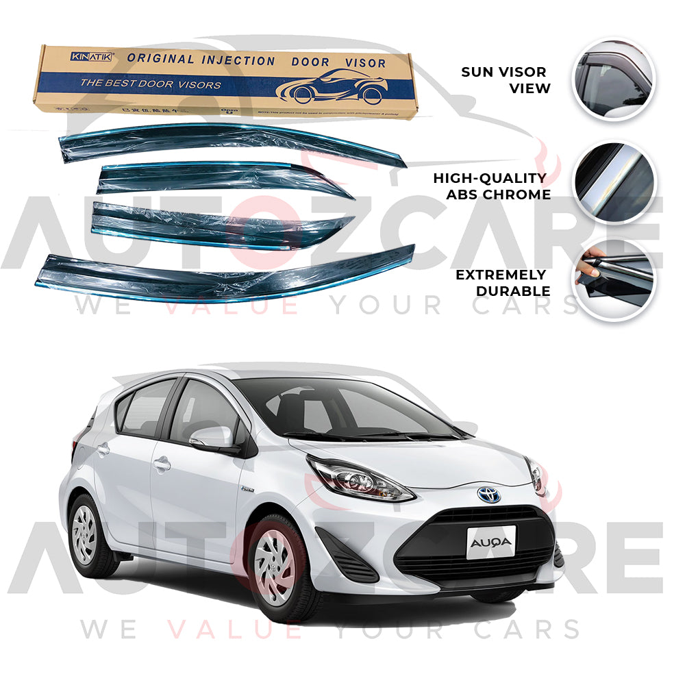Toyota Aqua Air press sun visor with chrome model  2012-2021