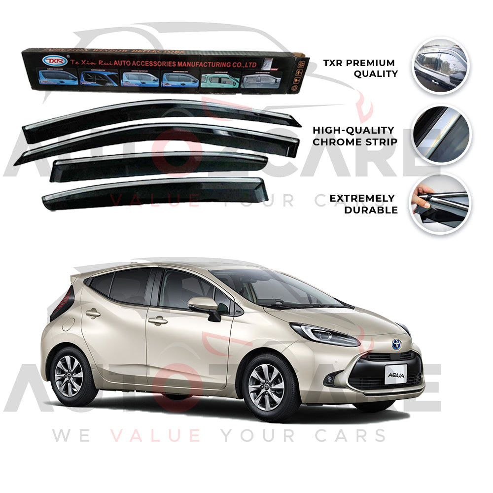 Toyota Aqua TXR Air press sun visor with chrome model 2022-2025