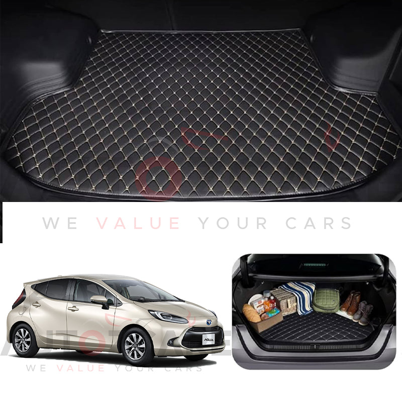 Toyota Aqua 7D Custom Car Trunk Mat - Model 2022-2025