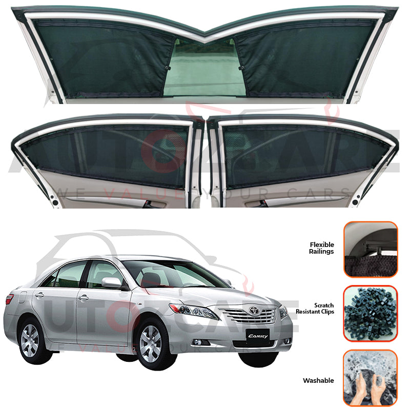 Toyota Camry  Custom Car Sliding Curtains - Model 2007-2011