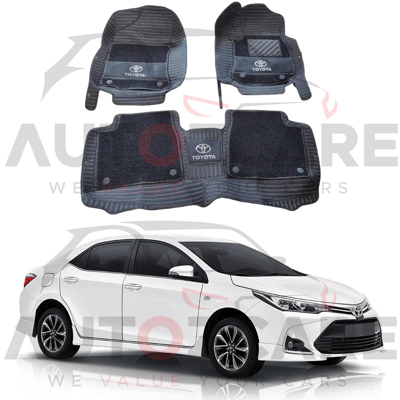 Toyota Corolla 10D Floor Mat - Model 2014-2025