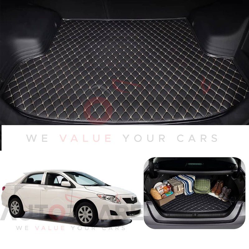 Toyota Corolla 7D Custom Car Trunk Mat - Model 2009-2013