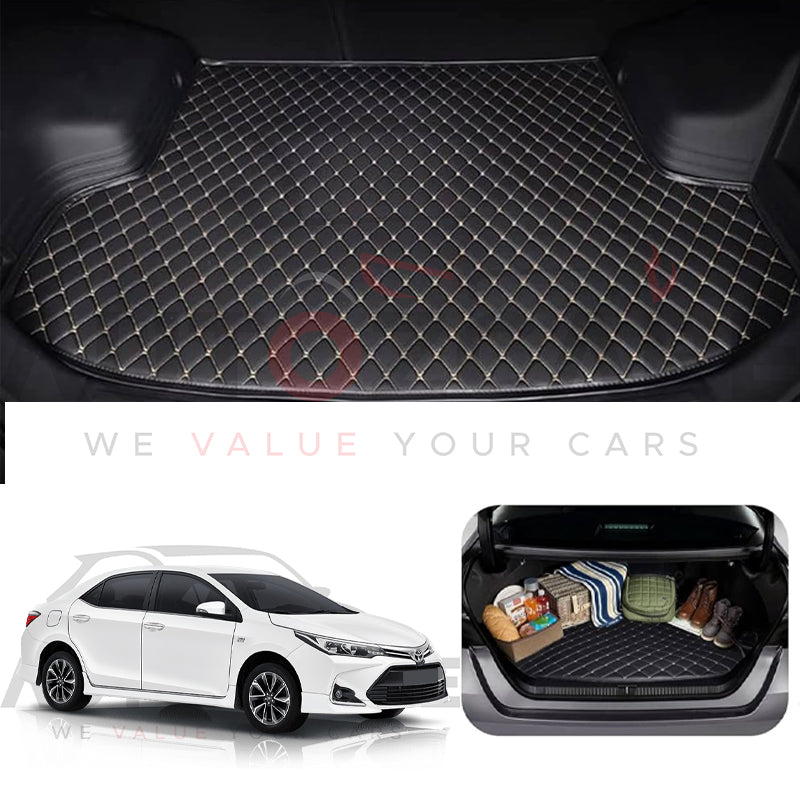 Toyota Corolla 7D Custom Car Trunk Mat - Model 2014-2025