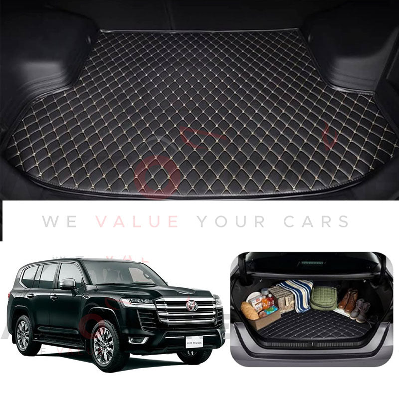 Toyota Land Cruiser LC300 7D Custom Car Trunk Mat - Model 2022-2024