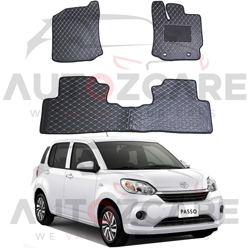 Toyota Passo 7D Floor Mat ( Flat Style ) - Model 2017-2025