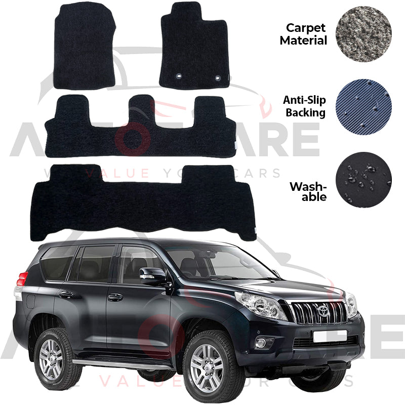 Toyota Prado FJ150 \ FJ160 Genuine Fitting Carpet Floor Mat 4PCS - Model 2009-2025