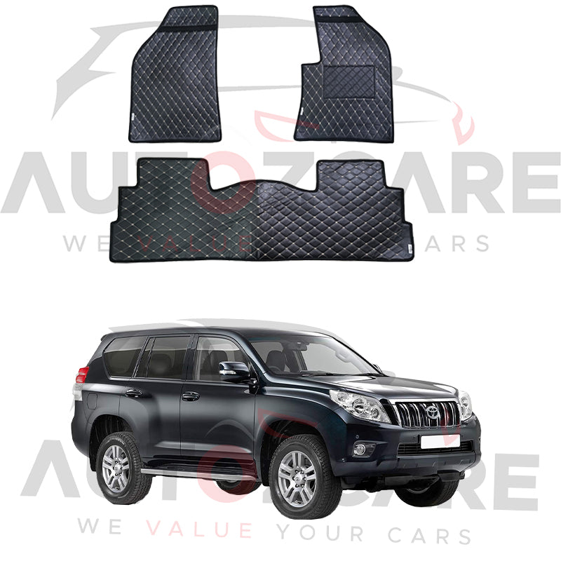 Toyota Prado FJ150 \ FJ160 Floor Mat ( Flat Style ) 4PCS - Model 2009-2025
