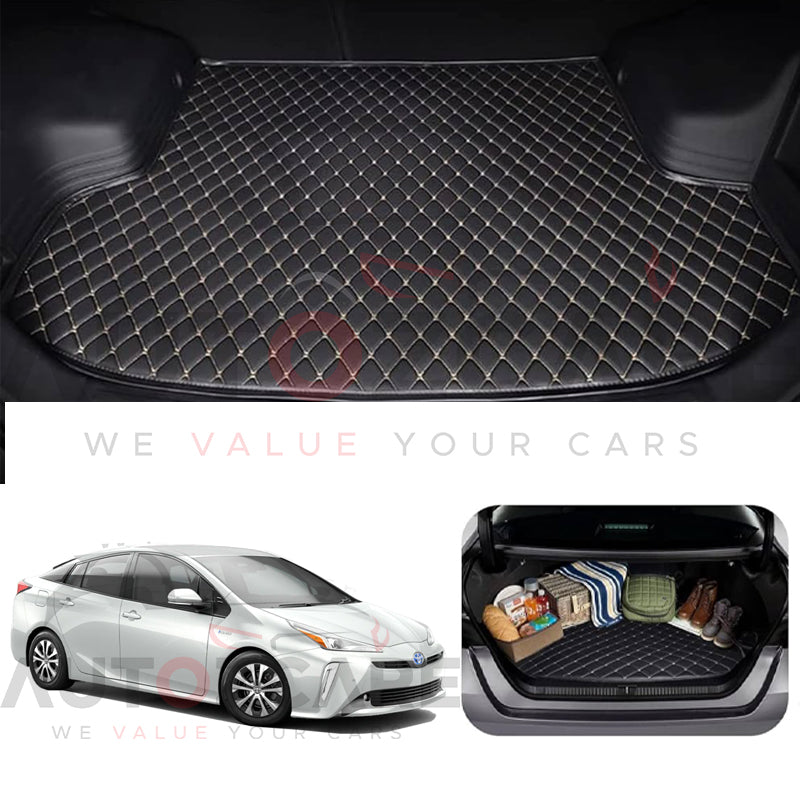 Toyota Prius 7D Custom Car Trunk Mat - Model 2016-2021