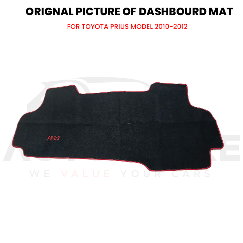Toyota Prius Car Dashboard Carpet Mat - Model 2010-2012