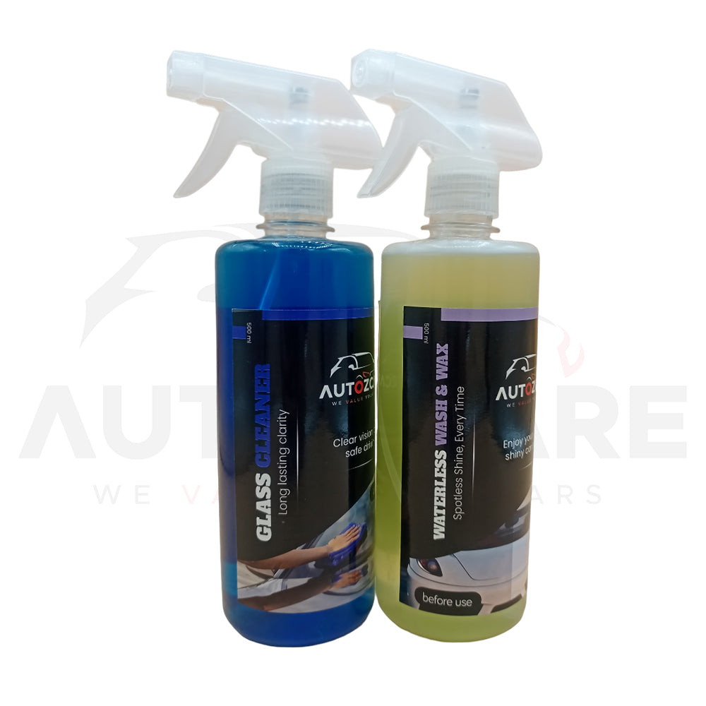 AutozCare Waterless Glass Cleaner and Waterless Car Wash (Pack of 2) - AutozCare Pakistan