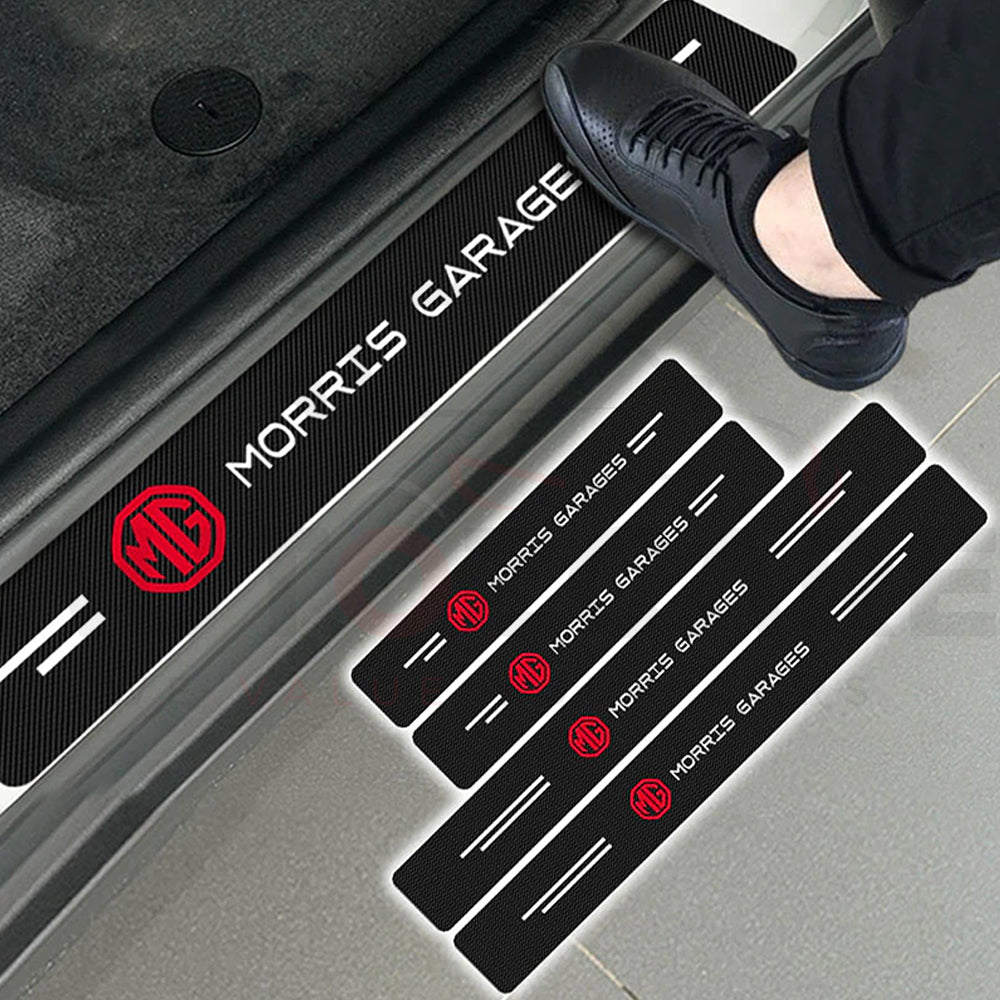 Car Carbon Door Sill Protector Sticker Tape - AutozCare Pakistan