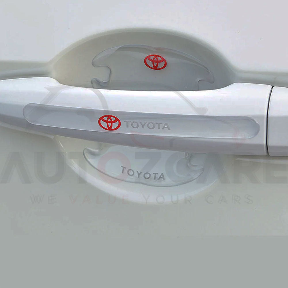 Car Door Handle Door Bowl Protector Transparent Stickers - AutozCare Pakistan