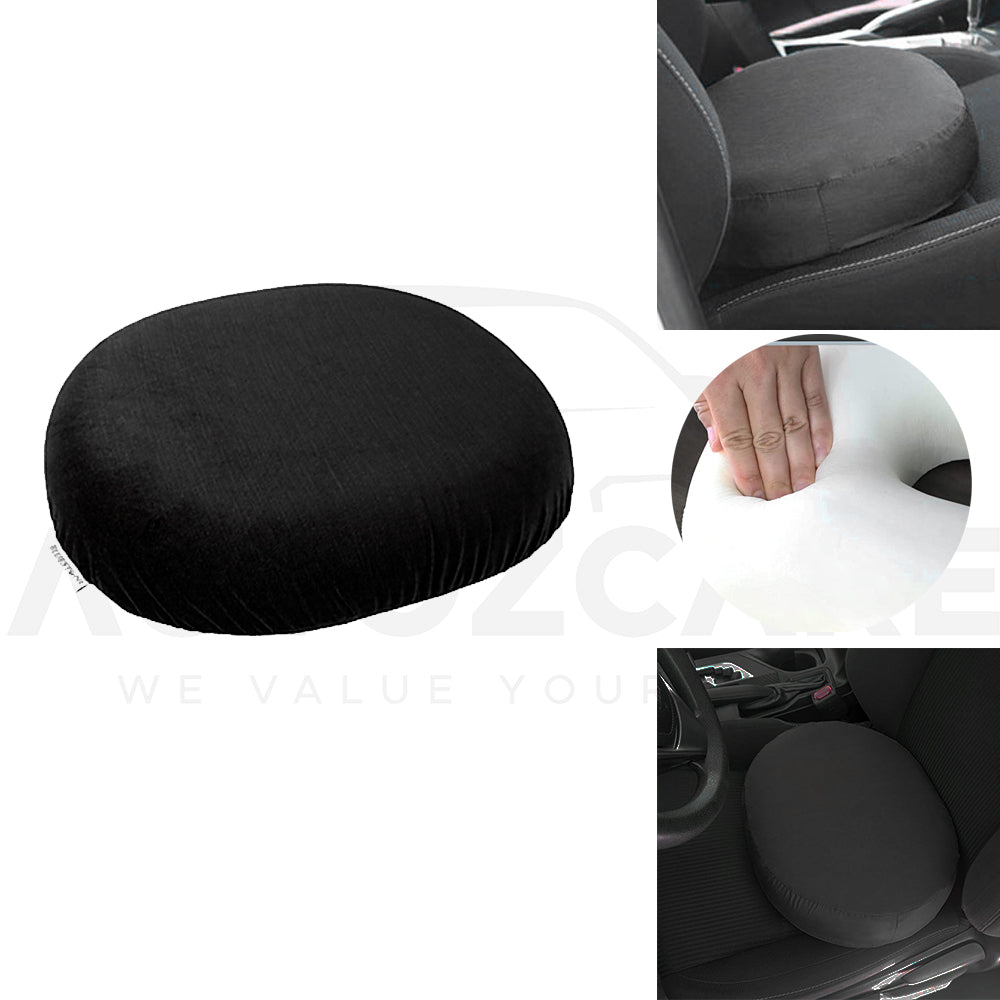 Universal Car Seat Cushion | Hip Support Cushion | Donut Pillow | Memory Foam - AutozCare Pakistan