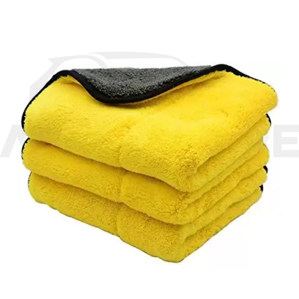 AutozCare Drying Luxury / Microfiber Double Sided Towel (Pack of 3) - AutozCare Pakistan