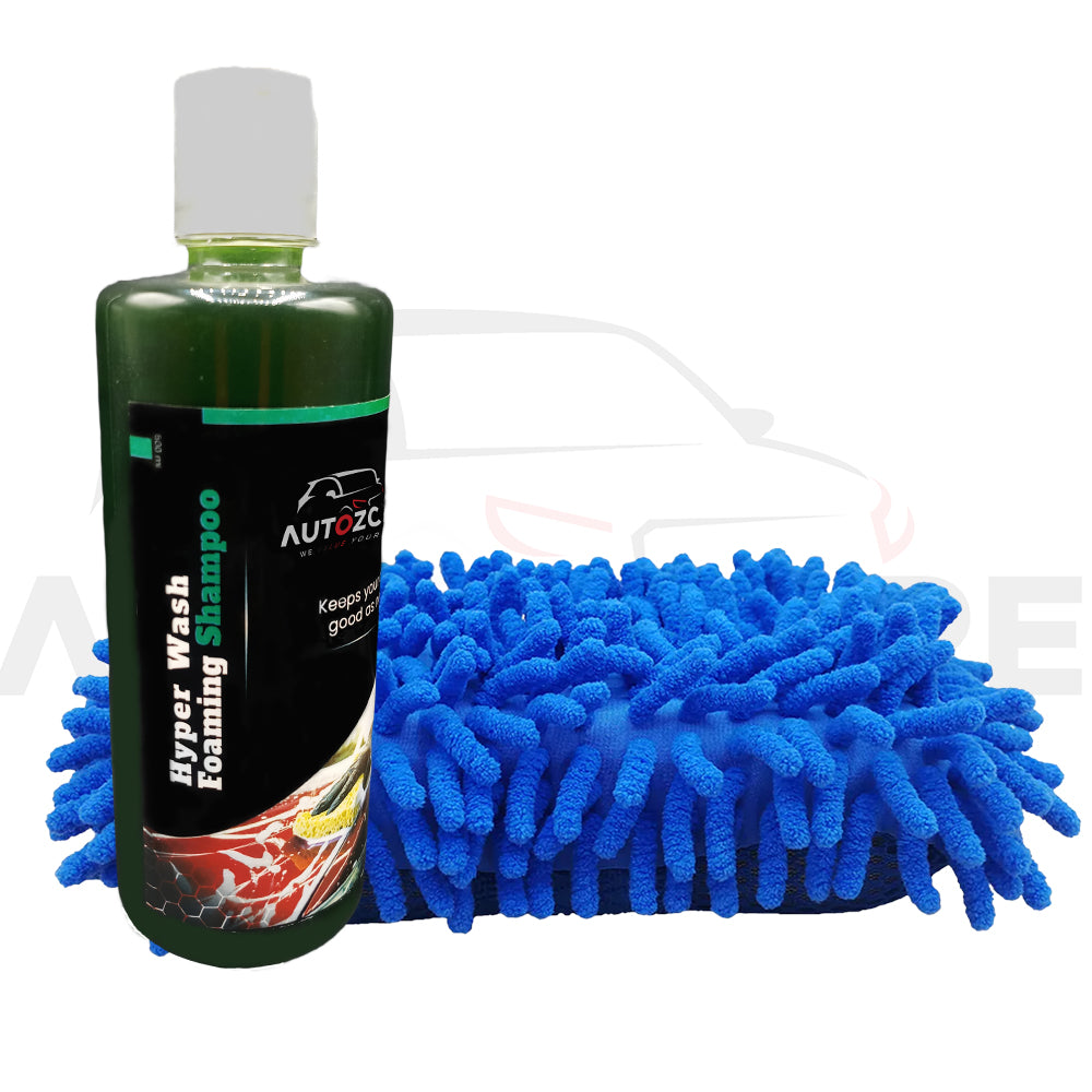 AutozCare Hyper Wash Foaming Shampoo and Sponge Pad (Pack of 2) - AutozCare Pakistan