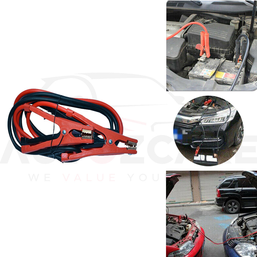 Booster Cables| With Extra Heavy-Duty Clamps Emergency Line - AutozCare Pakistan