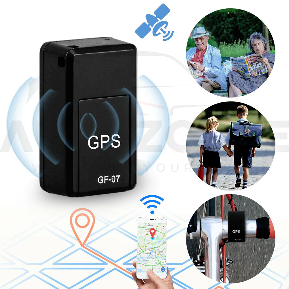 GPS Tracker GF-07 - Portable Mini Hidden Real Time GPS Tracking Device - AutozCare Pakistan