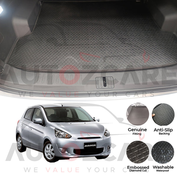 Mitsubishi Mirage China Rexine Custom-Size Trunk Mat - Model 2012-2018